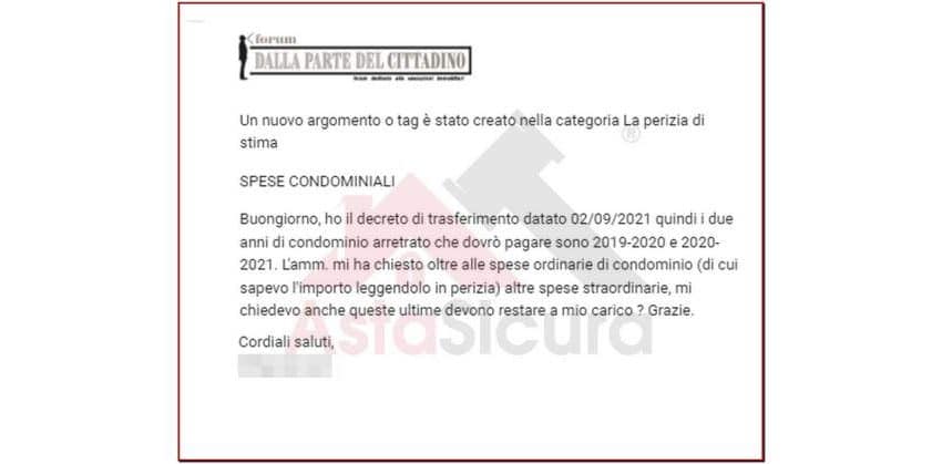 aste telematiche immobiliari presentare offerta domanda saldo stralcio